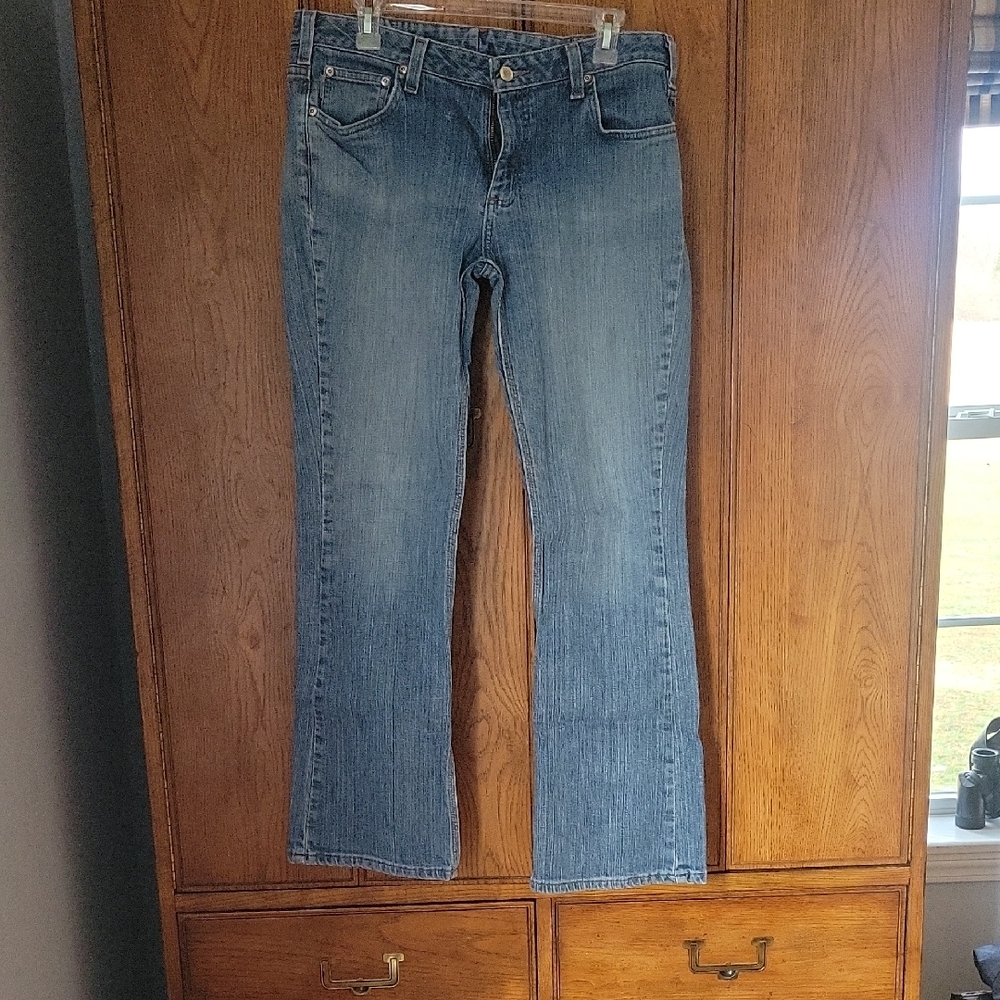 Carhartt Women's Curvy Fit Jeans in Blue Size 12x32